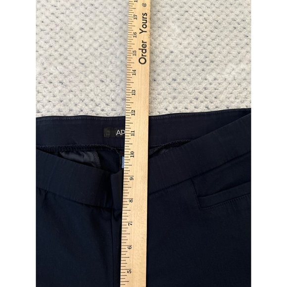 Apt 9 Pants Womens 6P Navy Low Rise Flare Leg Opening Pull On Bottoms - Picture 7 of 11